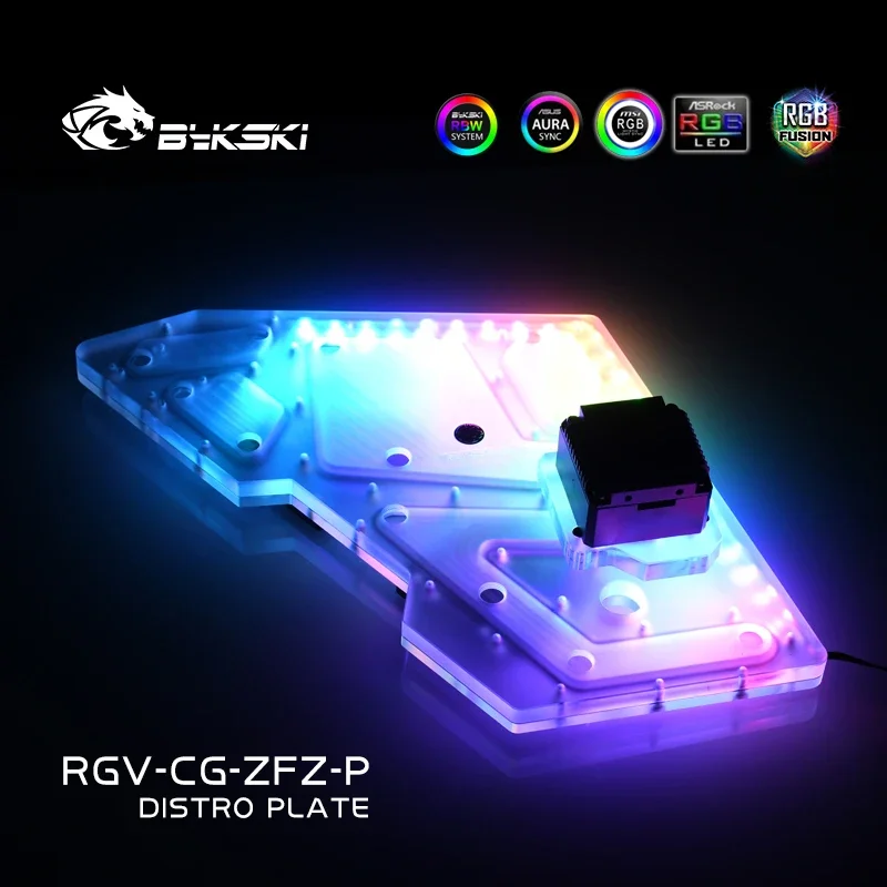 BYKSKI RGV-CG-ZFZ-P アクリル板製ウォータ - Distro Plate Ddc Pump Combo のレビューと価格