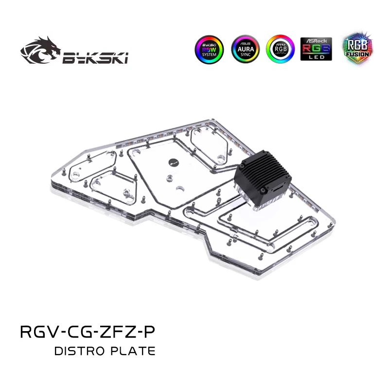 BYKSKI RGV-CG-ZFZ-P アクリル板製ウォータ - Distro Plate Ddc Pump Combo のレビューと価格